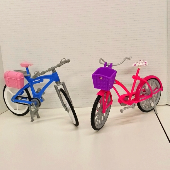 Barbie Other - Two Barbie Bikes - pink and blue